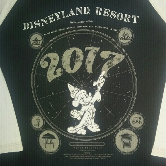 Disneyland Resort 2017 Anaheim Raglan - Picture 2 of 4